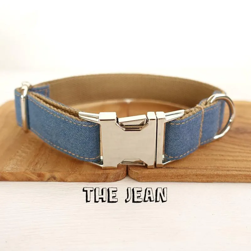 Dog Collar Denim (1)