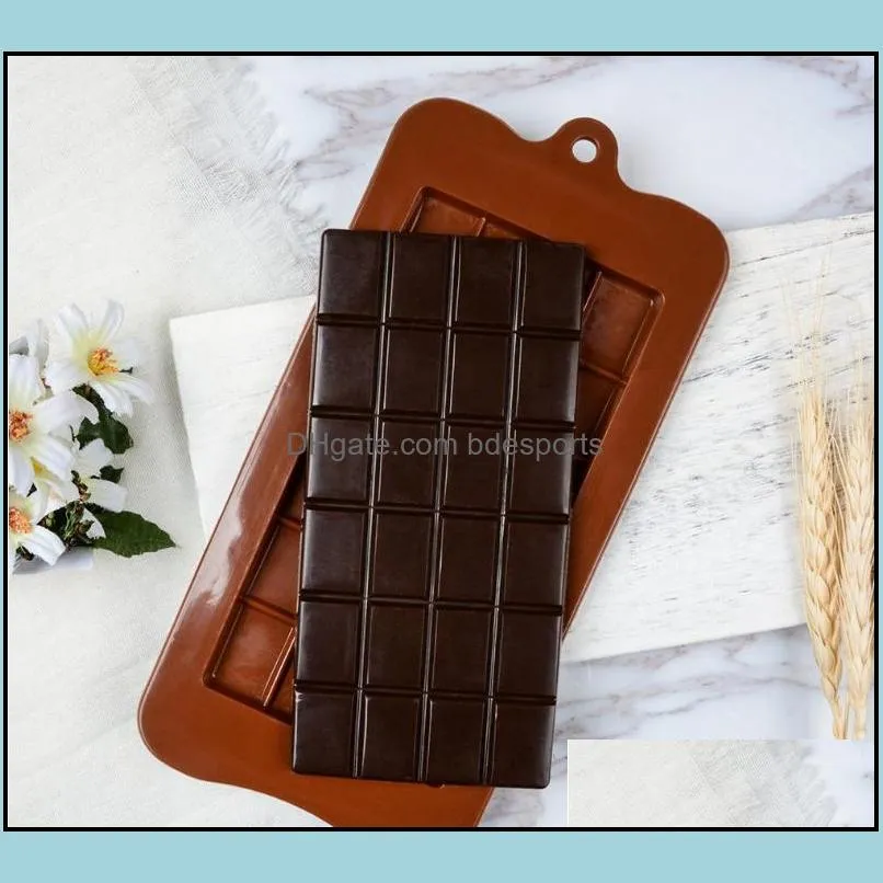 Cavity Break-Apart Chocolate Mold Tray Non-Stick Silicone Protein and Energy Bar Candy Molds Food Grade SN3196