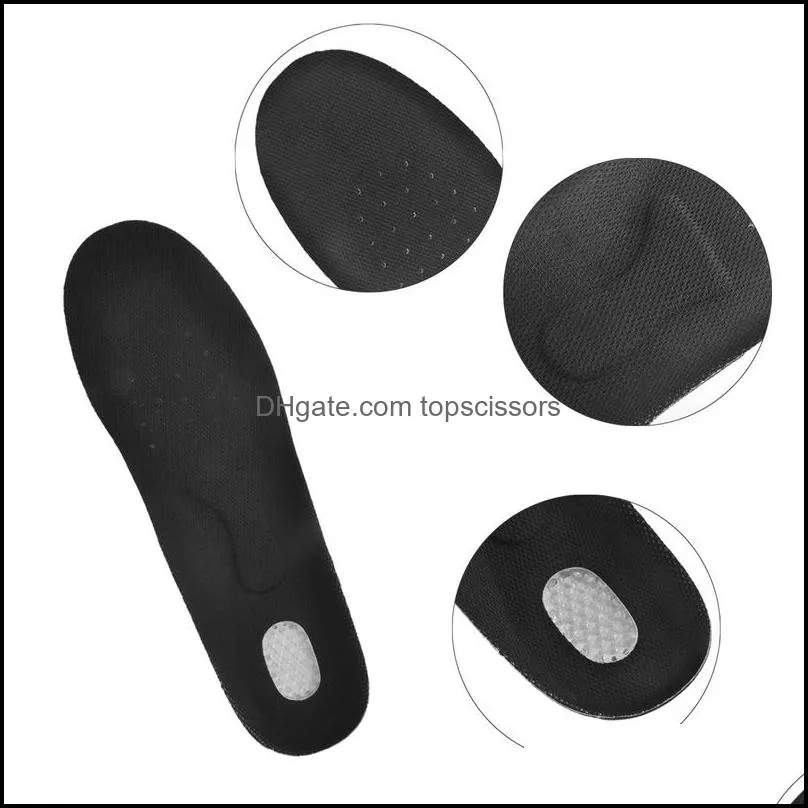 Unisex Orthotic Arch Support Shoe Pad Sport Running Gel Insoles Insert Cushion for Men Women 35-40 size 40-46 size to choose 0613027