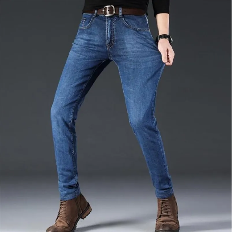 Style High Quality Men Jeans On s Stretch Long Pants LJ200903