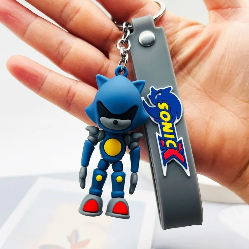 Porte-clés Sonic le hérisson noir – Shopping Island