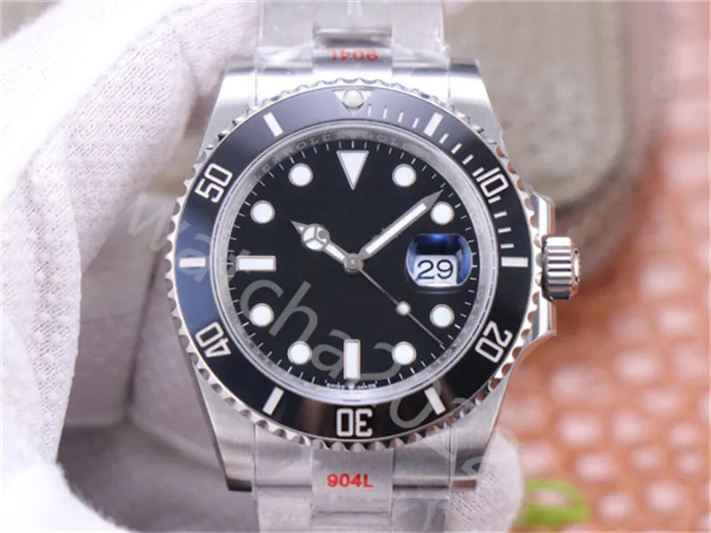ZP Factory Nouveau modèle de montres pour hommes 41 mm en céramique noire 126610 126610LN 72 heures de réserve de marche 904L Cal.Automatic VSF Dive Men Watch