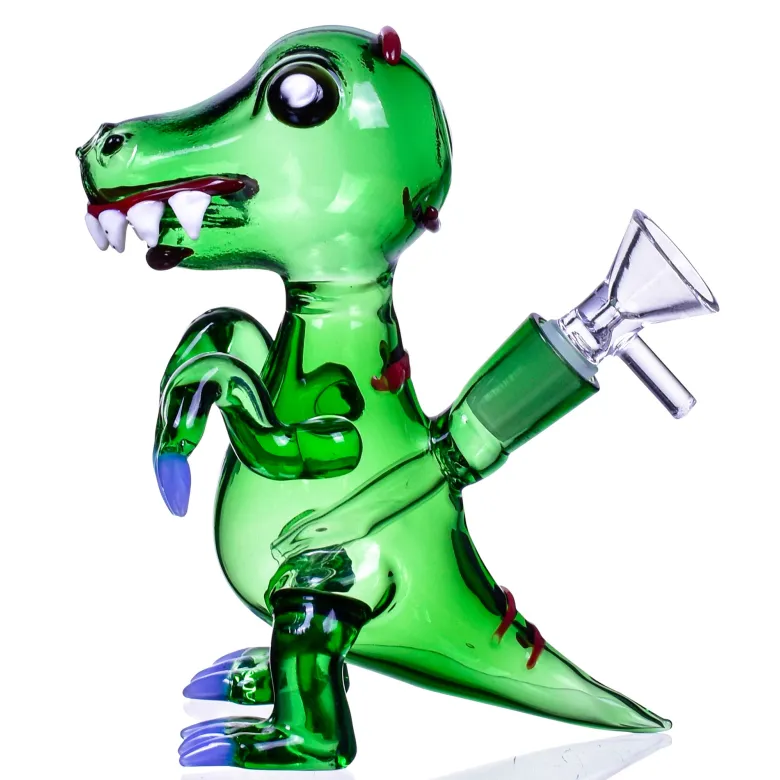 hookahs unika dinosaurformglasbong