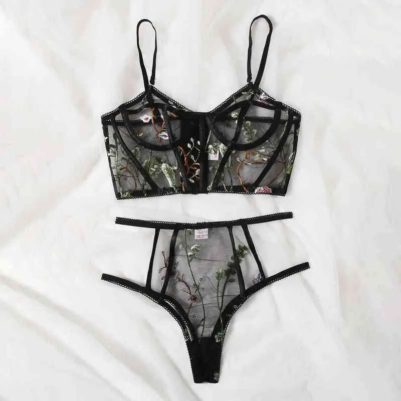 lingerie dentelle sexy Sexy Transparent Mesh Lace Babydoll Lingerie [Chic and Shines] – Chic&Shines main image 0
