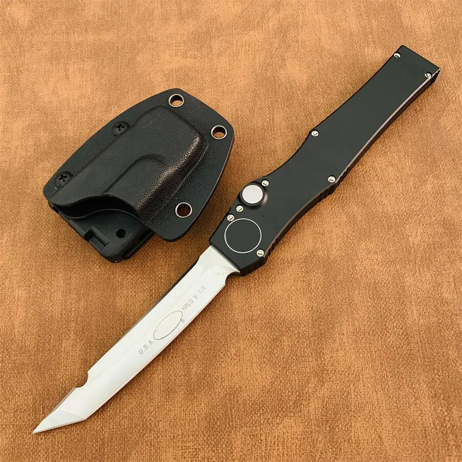 5Models Haio-V Tanto Knife 4.6 "Satin 150-4 Pojedyncze działanie taktyczne przetrwanie noży z Kydex Sheath 527