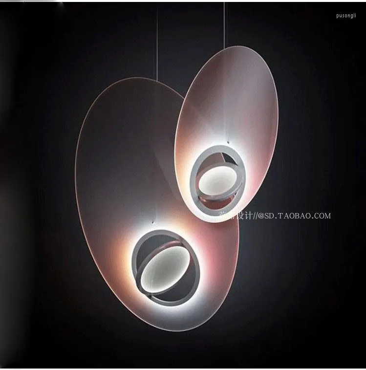 Подвесные лампы Галактики Спутник дизайн творческих технологий Музей художественной галереи эль -ресторан Бар люстра