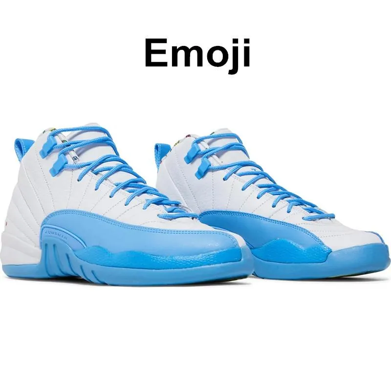 shoes retro 12 12s basketball shoe men trainers sneakers Emoji Stealth Cherry Dark Grey FIBA The Master