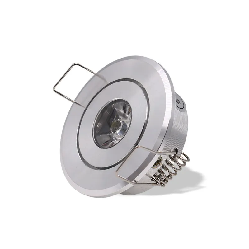 1W LED taklampa nedljuslampa lampa lampa AC85 ~ 265V varm vit / hite garanti myy170