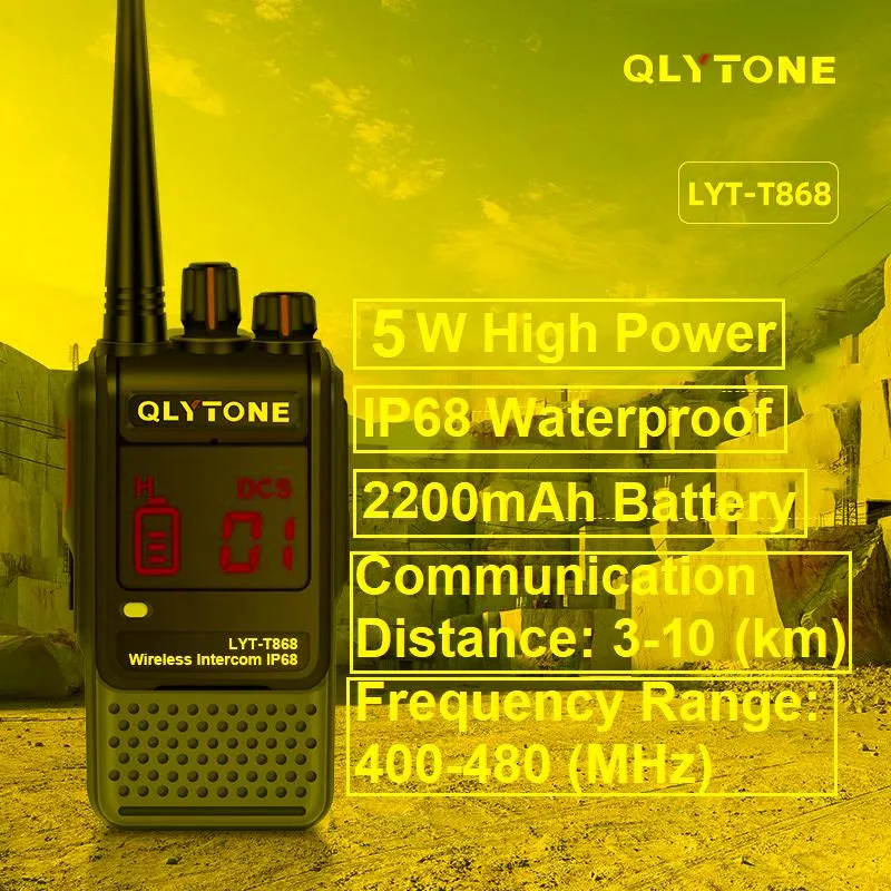 Walkie Talkie 2023.Walkie-Talkie 5W Powerful Wireless Handheld 3-10Km Communication 2200Mah Hunting Telephone Portable Two-Way