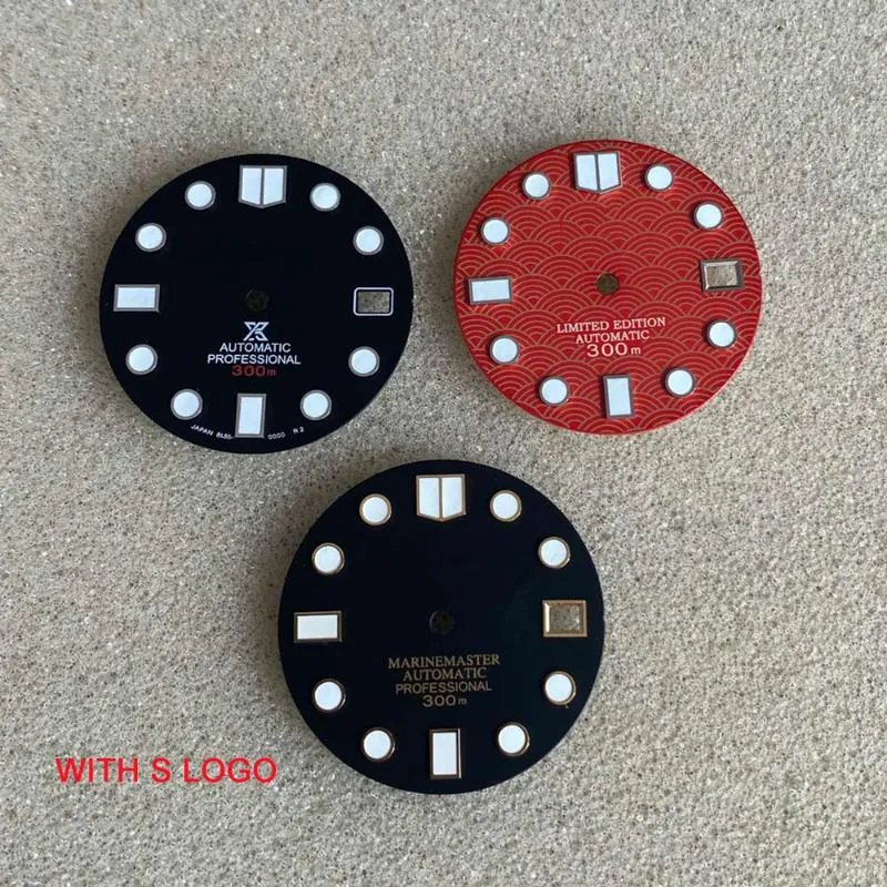 Kits de ferramentas de reparo 28,5mm relógio Dial Acessórios de substituição luminosa verde Adequados para NH35/NH36/4R/7S Relowmaker Peças DIY