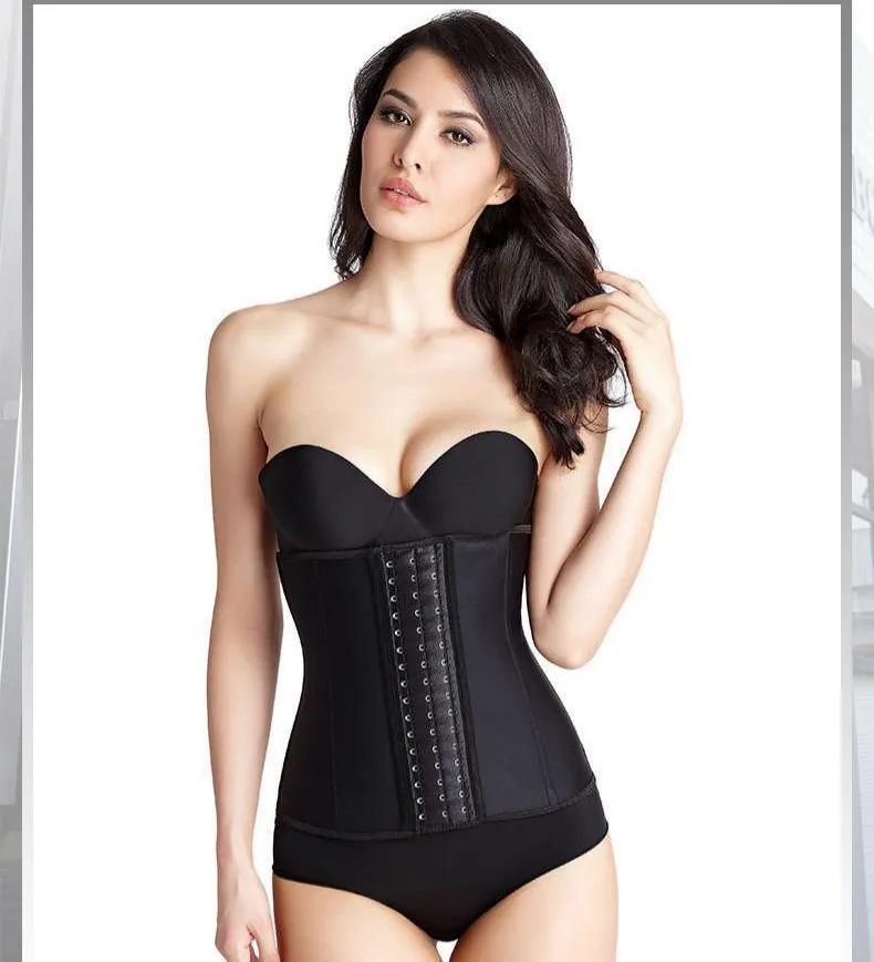 Bustiers & Corsets Latex 9 Steel Bones Waist Trainer Long Torso For WomenBustiers