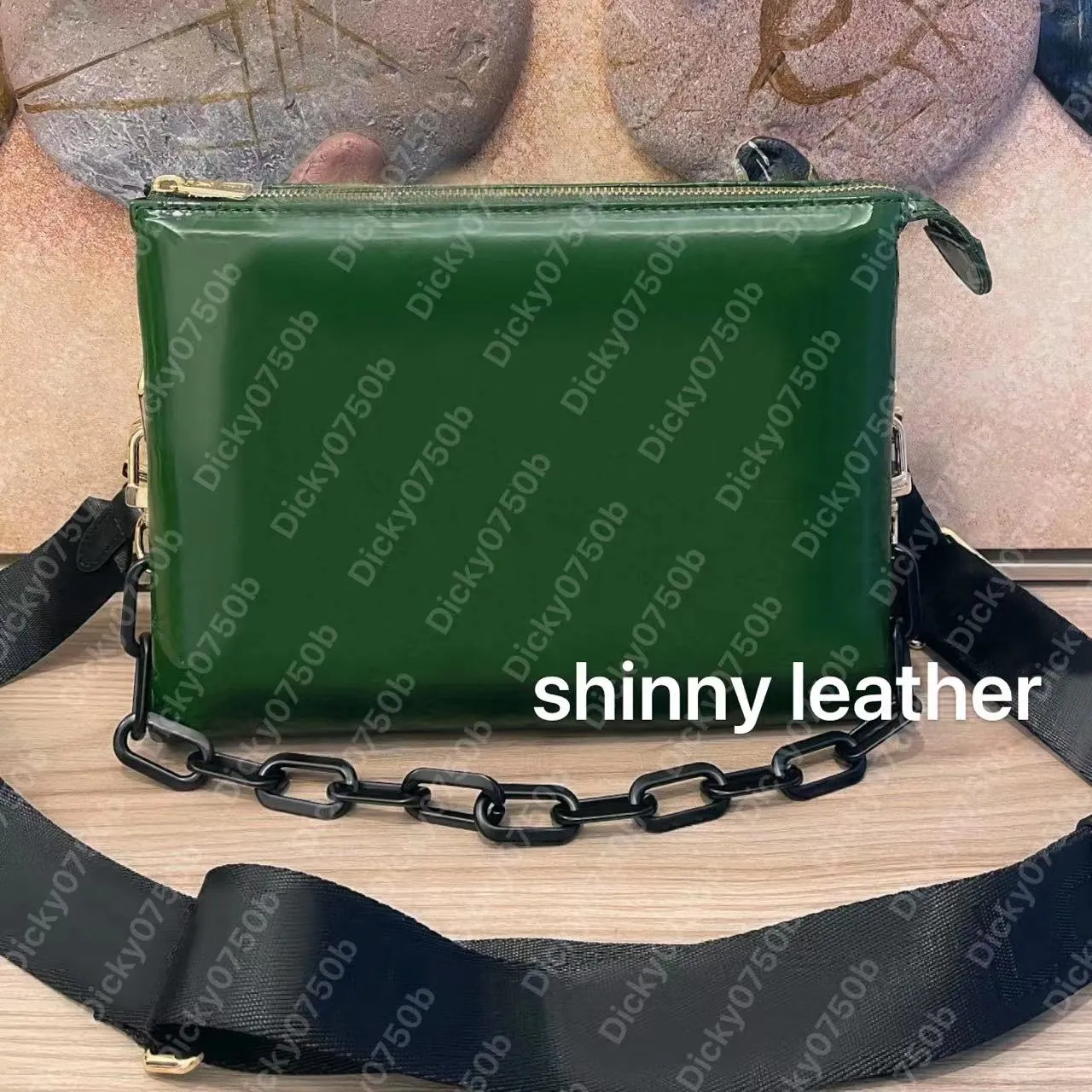 Dark Green Cotton Sling Bag Purse with an Elephant Design - Purple Leopard  Boutique