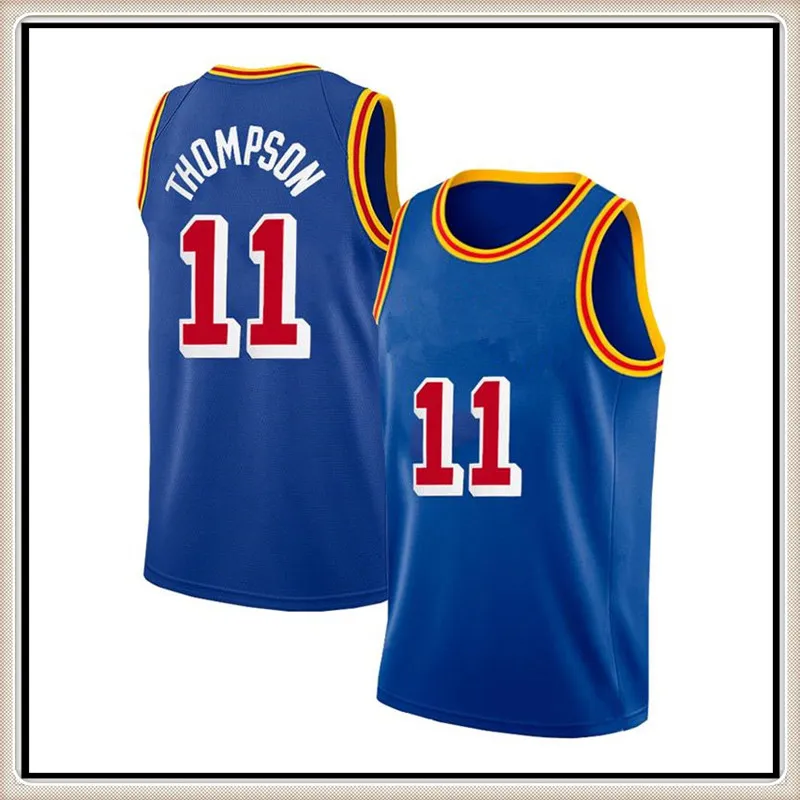 Stephen 30 Curry Jersey Klay 11 Thompson James 33 Wiseman Basketball Jerseys