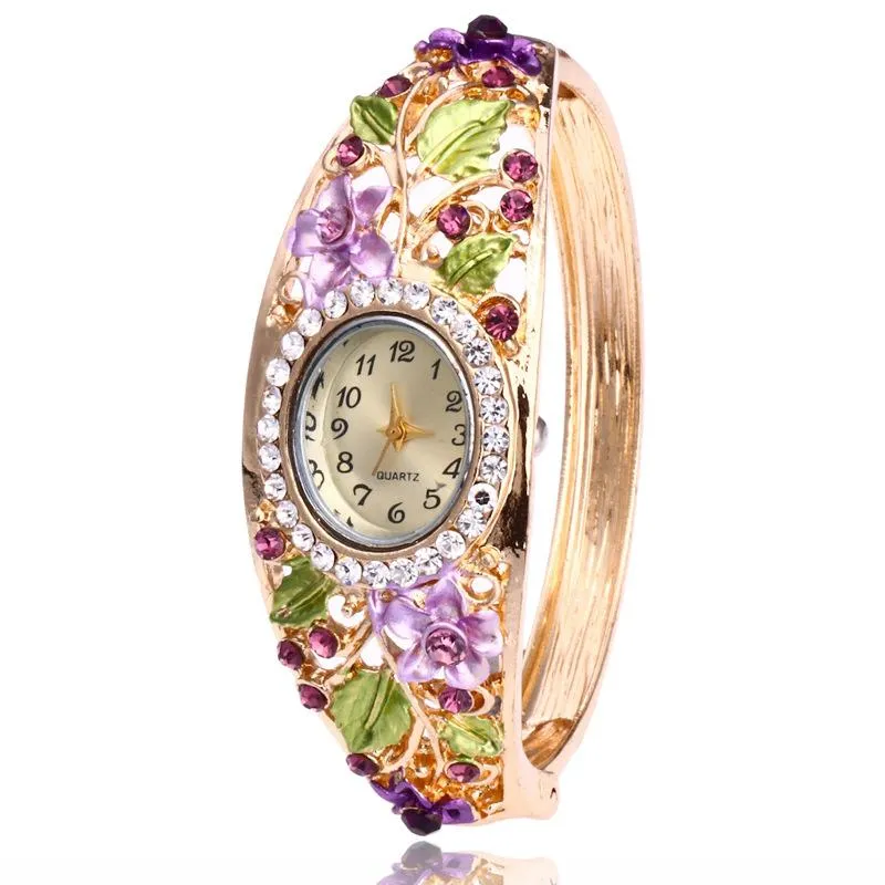 Zegarek 5pcs luksusowa bransoletka damska zegarki damskie sukienka kwarcowa ręcznie