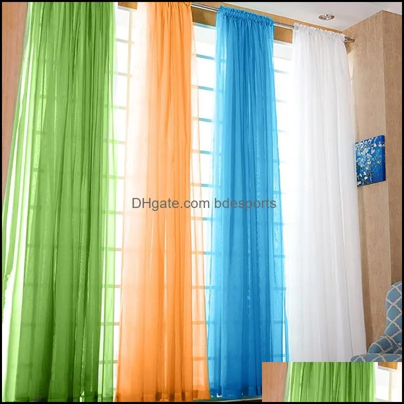 Transparent White Tulle Curtains For Living Room Bedroom Kitchen Short Small Voile Sheer Curtains Modern Window Treatments Drape