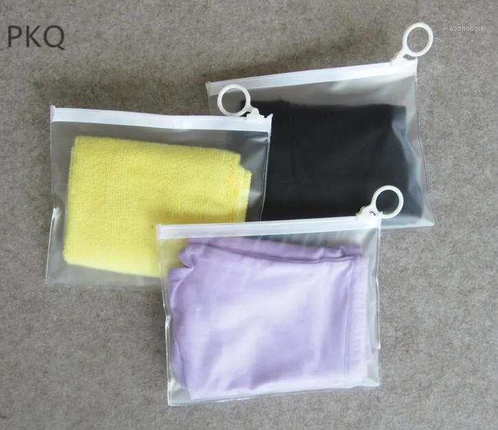 100 pcs Atacado pacote de plástico saco de banho / meias embalagem limpa pequena bolsa de armazenamento à prova d'água 16x13cm