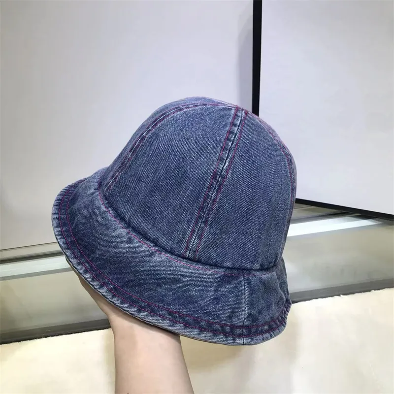 Ladies Designer Hat Solid Color Bucket Hats Cowboy Pot Hat Garden Golf Sun Hats Fashion Ball Cap High Quality