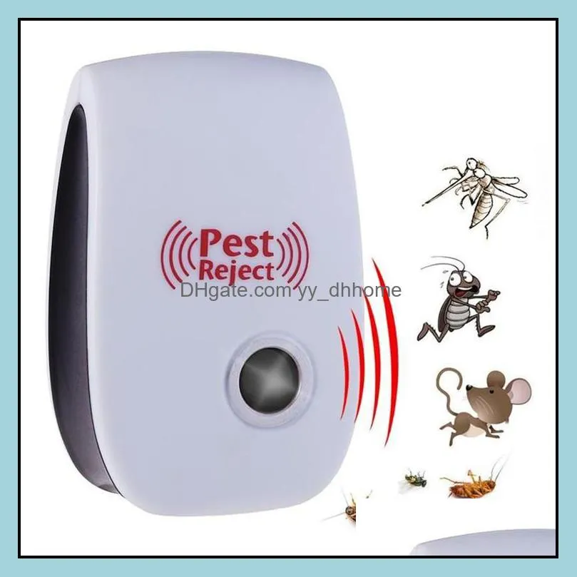 household multi -use electronic ultrasonic pest repeller mosquito killer cockroach mosquito insect mice rodent repeller pest control
