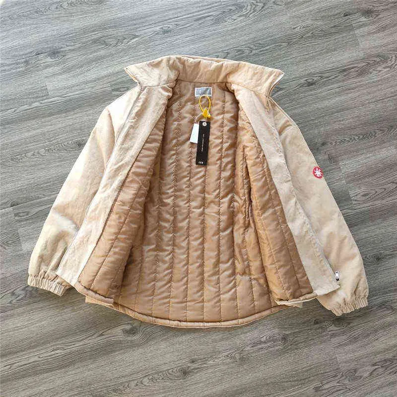 CAVEMPT Corduroy Cotton Zip Jacket Casual Streetwear Men Women Coat 2024 Long Sleeve Regular Fit
