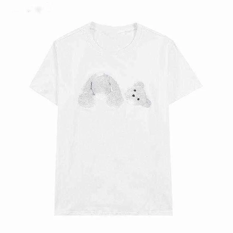 Luxurys Tshirt Designers for Men t Shirt Designs T-shirt Streetwear Stylist Tee Palms Guillotine Bear Casual Truncated Bears Angels Classic D9