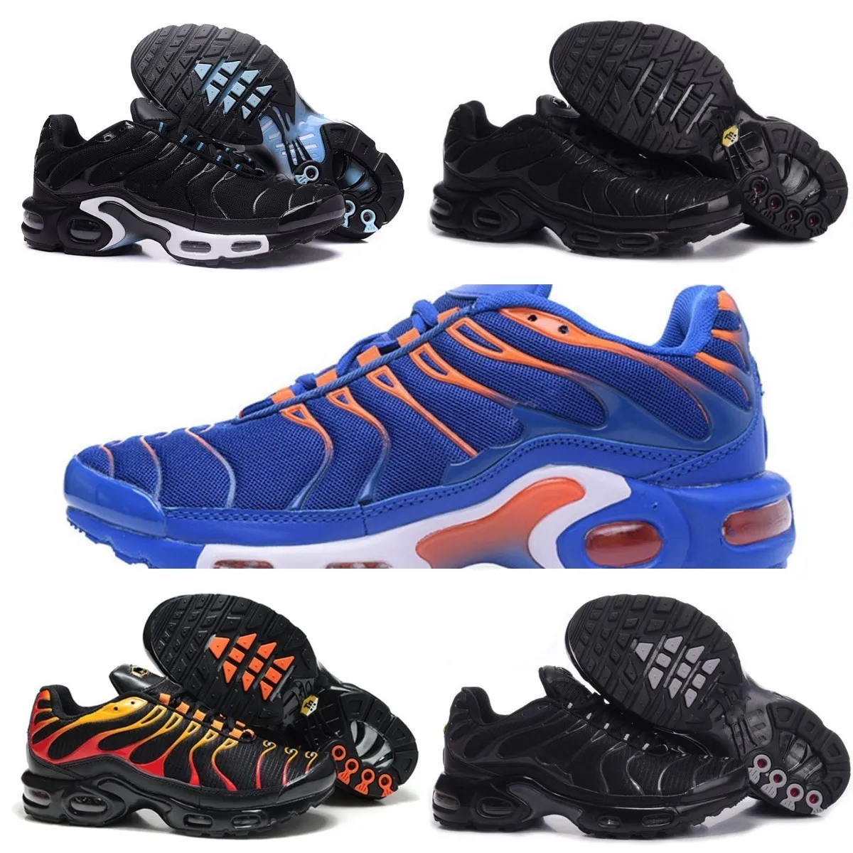 Classique Tn Hommes Chaussures De Course Mode Universit Rouge