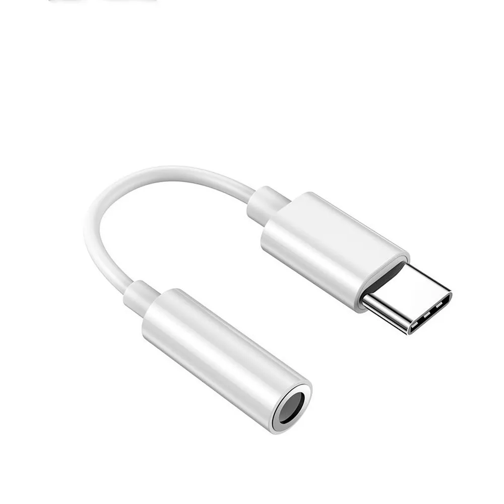 USB Type C To 3.5mm Jack OTG Adapter Earphone Headphone Audio Aux Cable For Xiaomi Huawei Oneplus