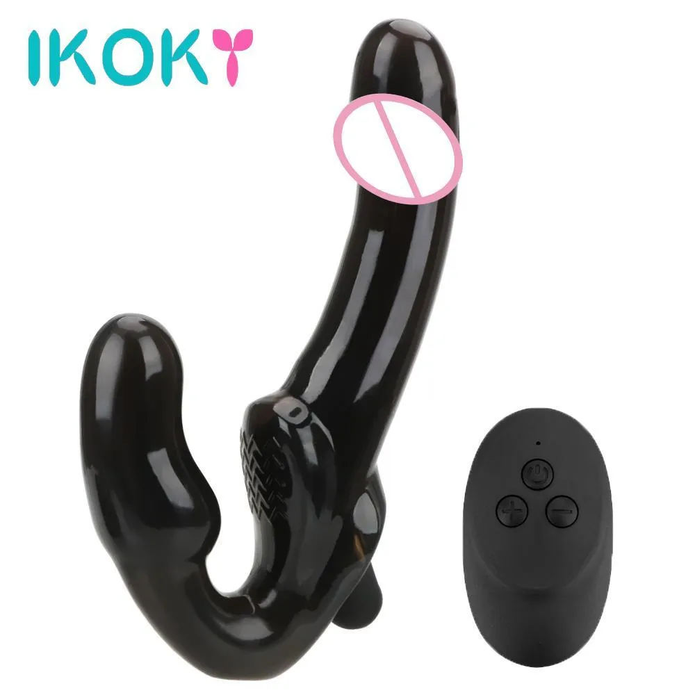 Ikoky sexiga leksaker för män kvinnor 10 läge anal plug fjärrkontroll vibrator prostata massager vuxna produkter