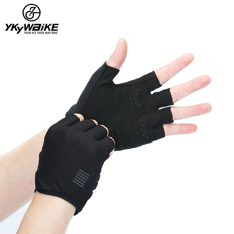 YKYWBIKE cyclisme route montagne demi doigt hommes été vélo gants de vélo Guantes Ciclismo 220622