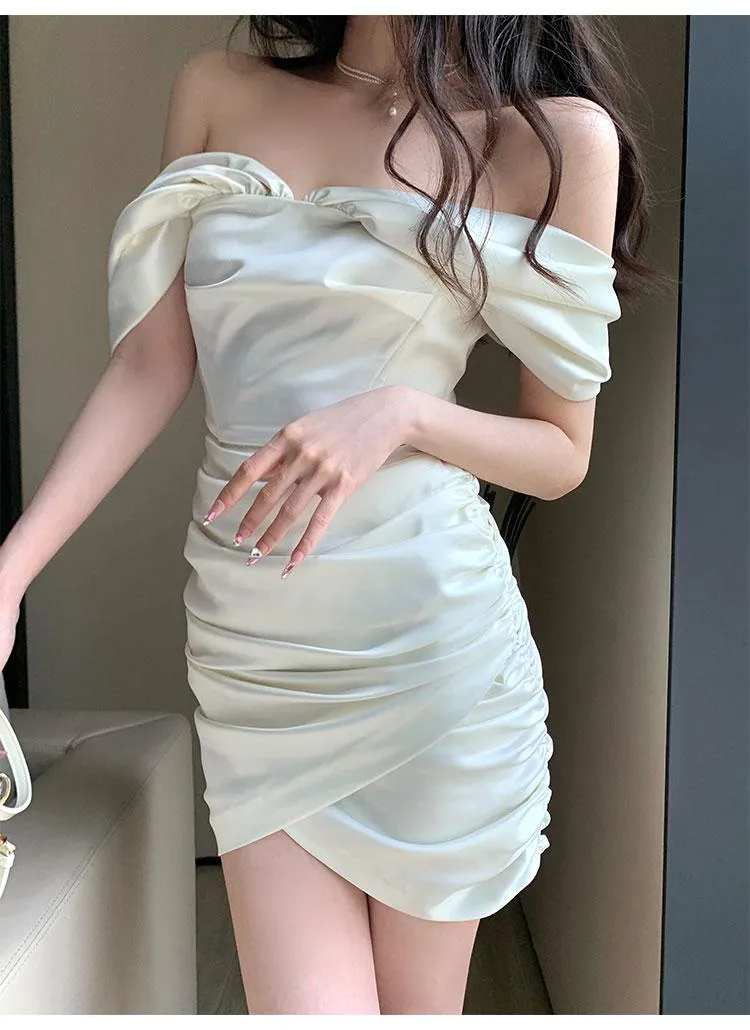 Casual Dresses Summer Robe Women Elegant Off Bör Midi Prom Dress Female Fashion Vestdios Ladies Evening Party Clothescasual