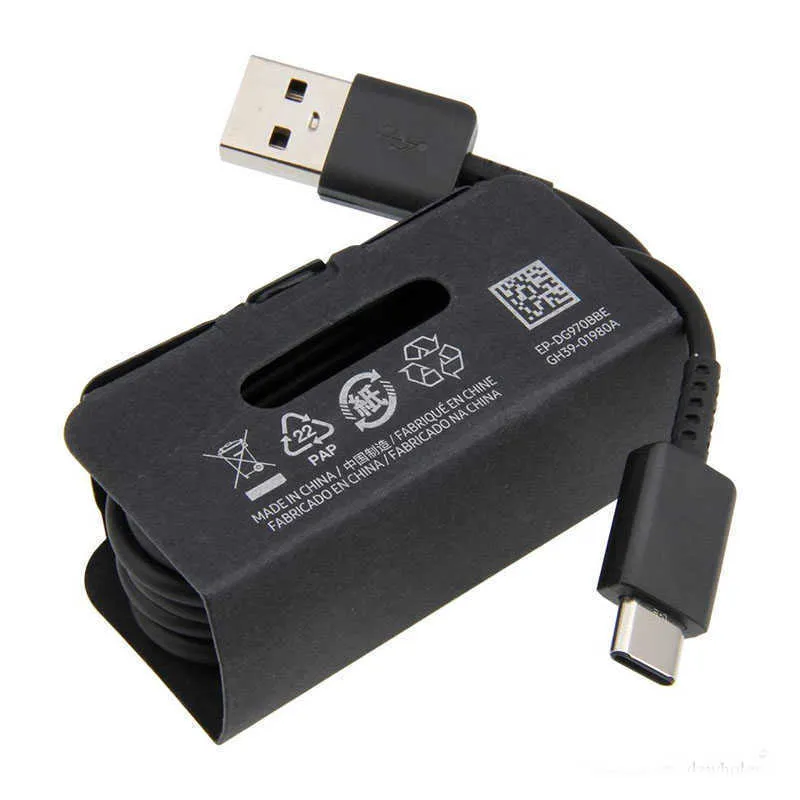 OEM 품질 USB 유형 C 케이블 1M 3FT 2A 고속 충전 충전기 케이블 코드 유형-C 삼성 갤럭시 S8 S9 S10 S20 참고 8 9 10 EP-DG970BBE
