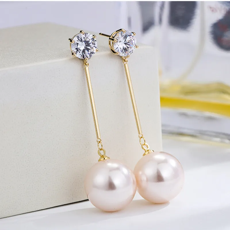 New designed Korean ear stud ins style cute bear diamonds love studs earrings female trendy fashion all-match temperament earrings