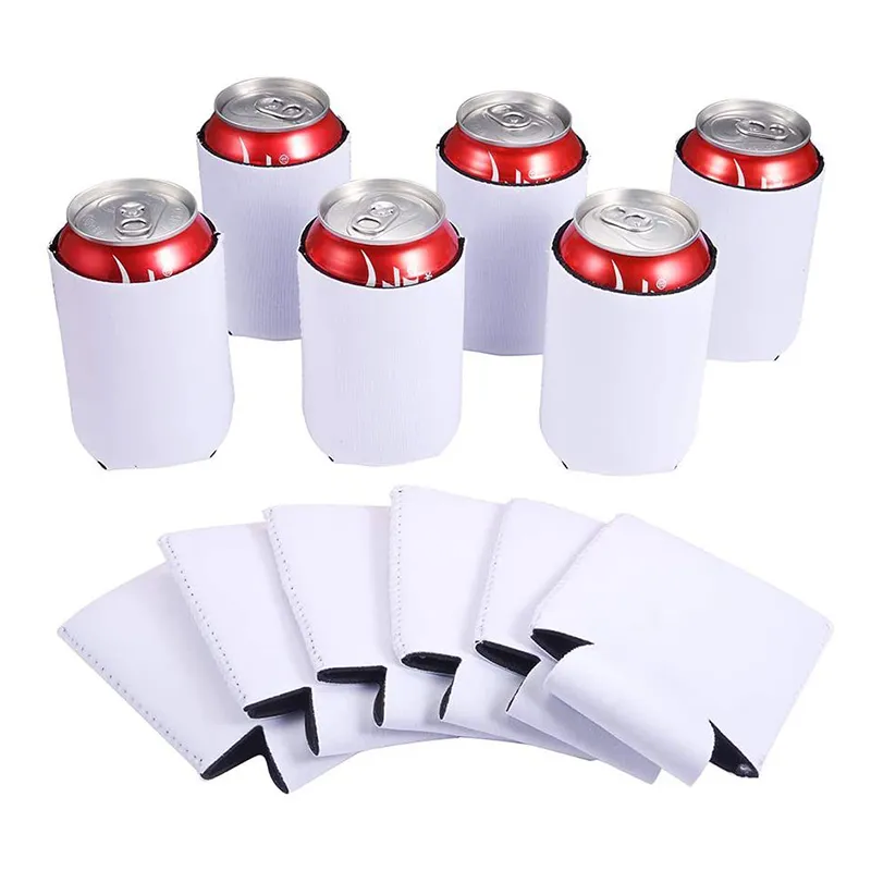 Sublimation Blank Neoprene Cup Holder Party Favor Heat Transfer Coke Cover DIY Creative Gift