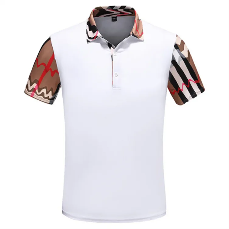 2022 Designer Stripe Polo Camisetas T Camisetas de cobra Polo de cobra ABELHA FLORAL MENS HIVILHA MAIS FATO HAVIO Polo de luxo V00063