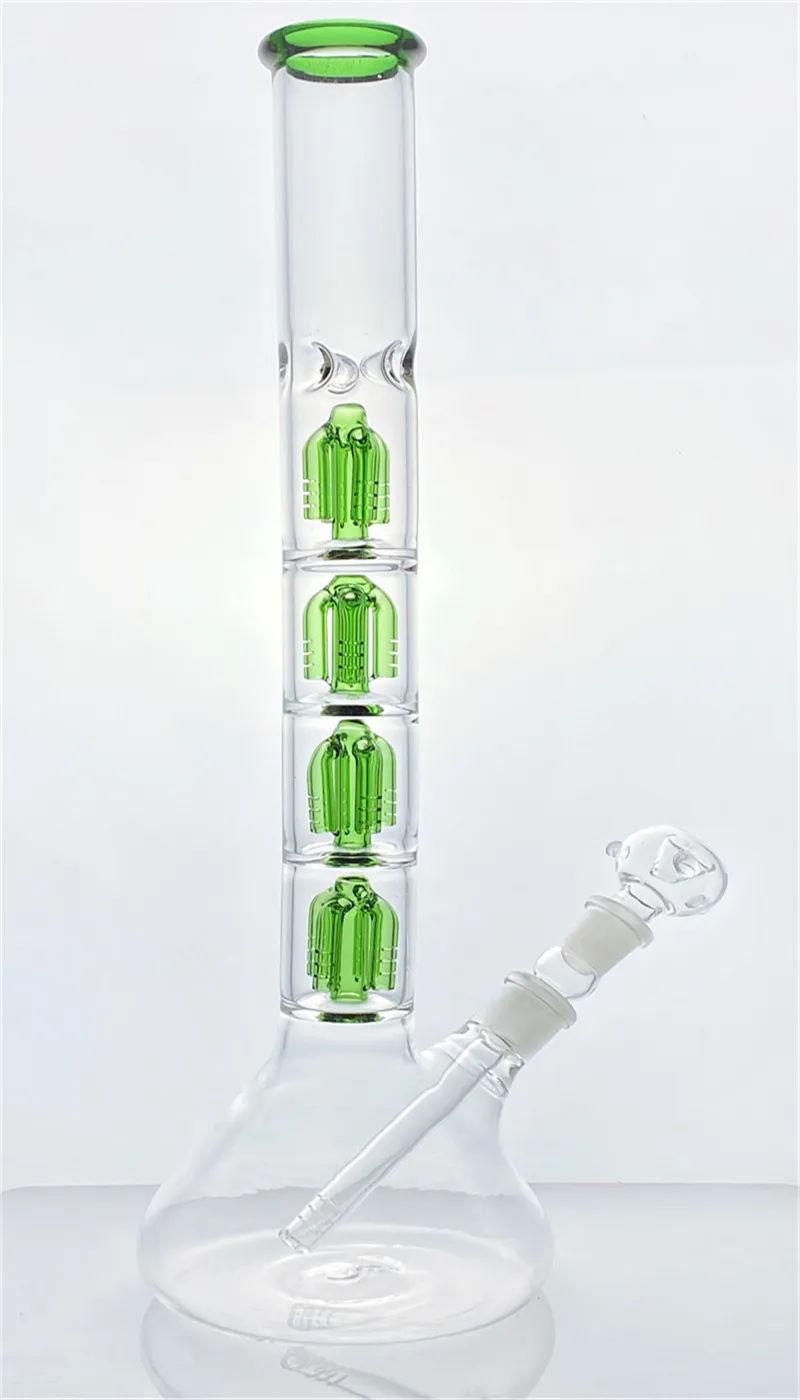 Multilagers Glass Hookah 4Percs med hög kvalitet med hög kvalitet (GB-154)