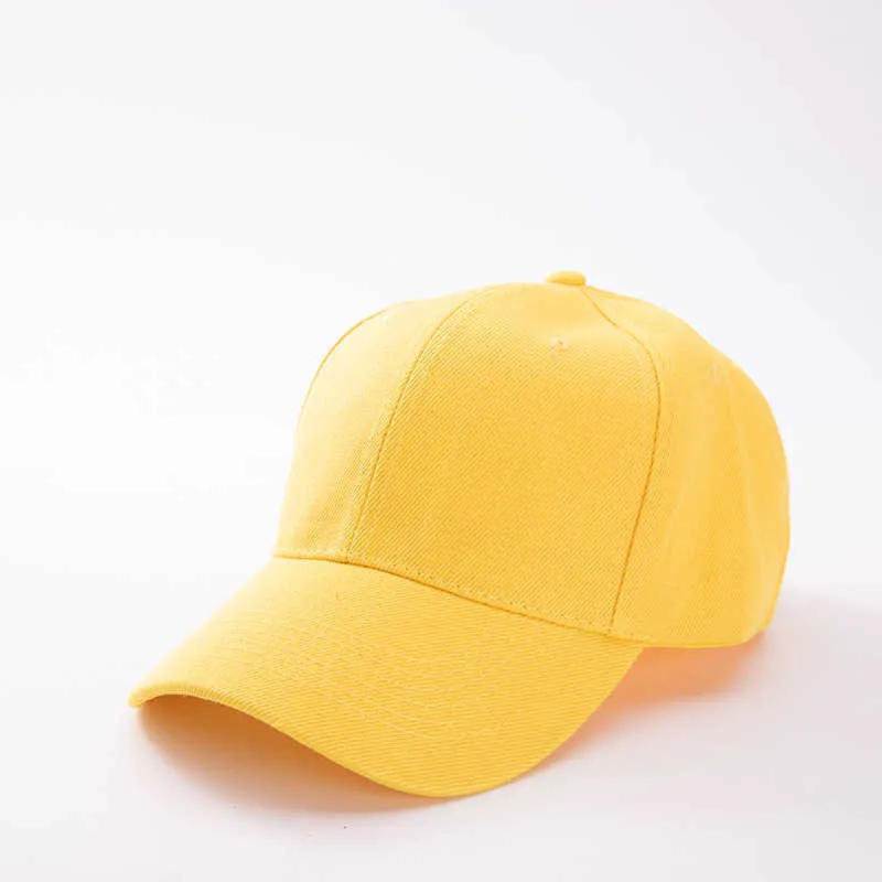 Diy Caps Hat Man Cotton Printed Advertising Cap Solid Color Duck Tonge Baseball Cap med broderad lätt visir