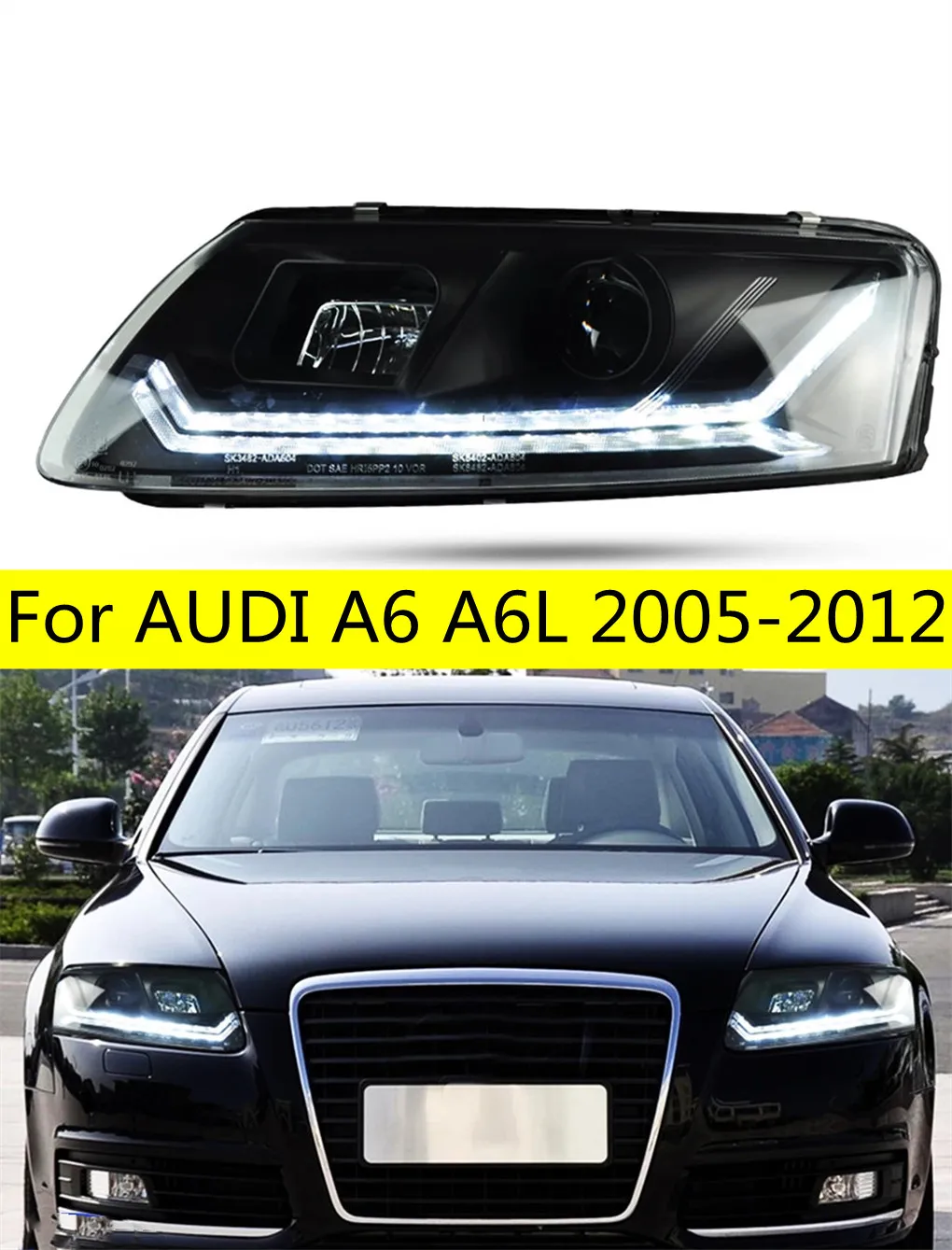 Audi A6 LED Scheinwerferbaugruppe 2024 Scheinwerfer A6L DRL Blinkerkopflicht Von 834 05 DHgate