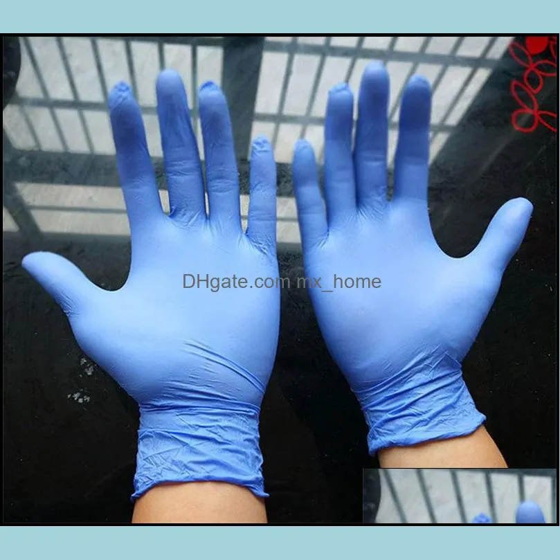 Factory Disposable Gloves 100 Waterproof Natural Rubber Latex Nitrile Durable Protective Gloves