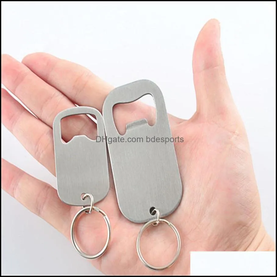 Stainless Steel Wine Openers & Key Chain Holders Beverage Openers Rings Promotional Gifts Craft Kitchen Tools