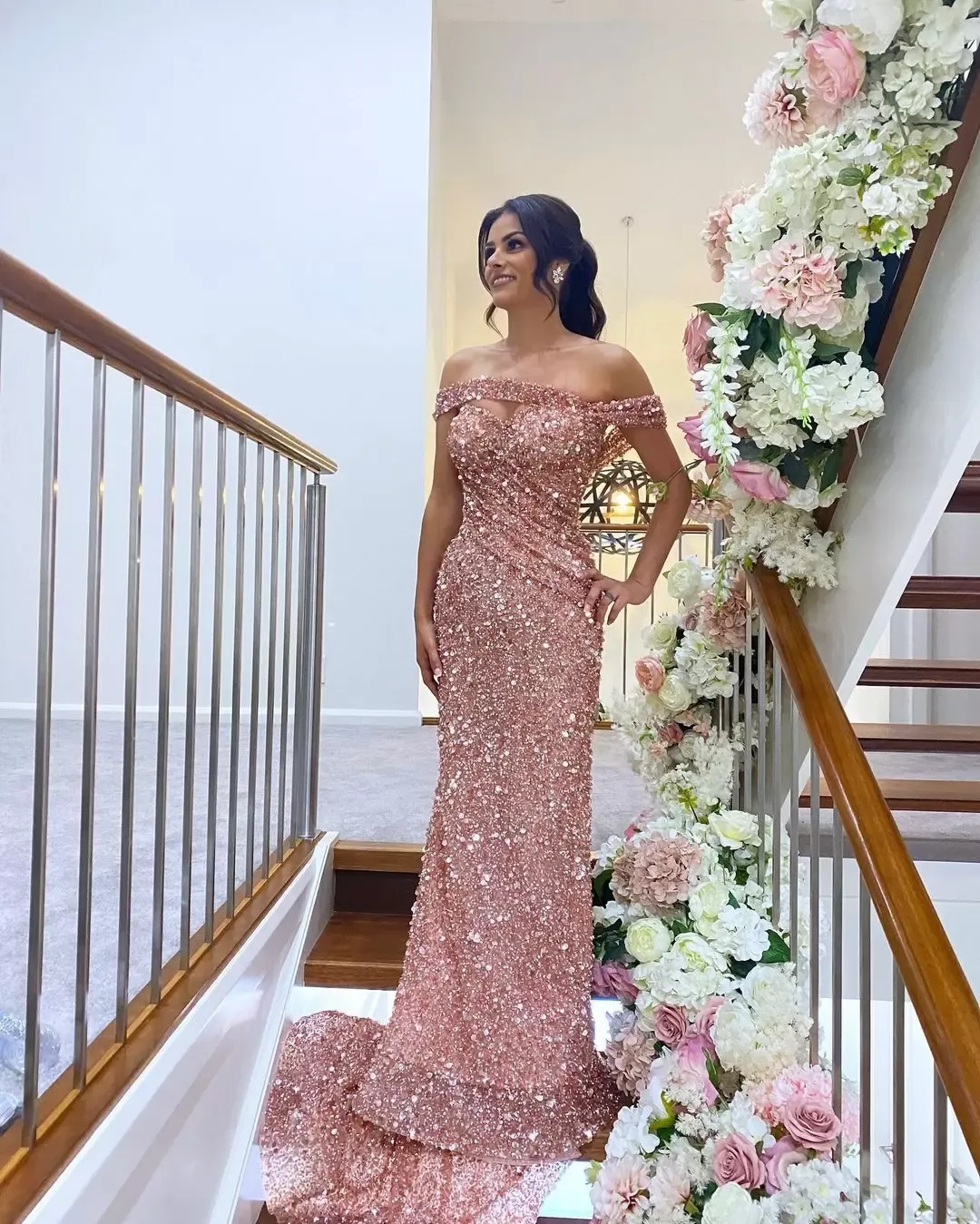 2022 Rose Gold Bridesmaid Dresses Mermaid Plus Size... From 84,84  | DHgate