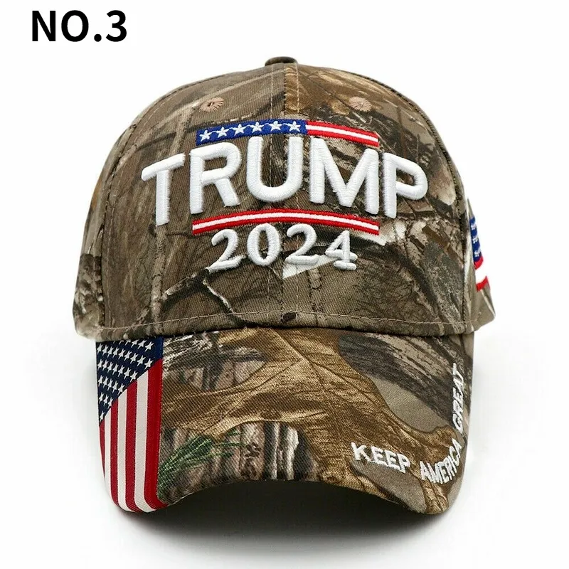 Donald Trump 2024 Hat Camouflage Usa Flag Baseball Hats Kag Make