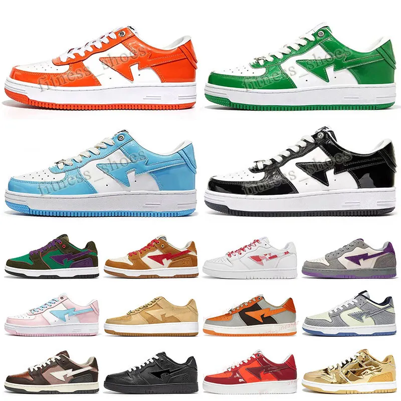 Bapestas Baped SK8 Sta Mens Casual Shoes SK8 Bapesta Designer Bapes