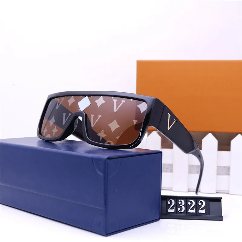 Óculos de Sol Masculinos Designer Moda Verão Óculos de Praia Óculos de Armação Completo Letra Vintage Óculos Luxo Feminino Design Quadrado Óculos de Sol Com Caixa