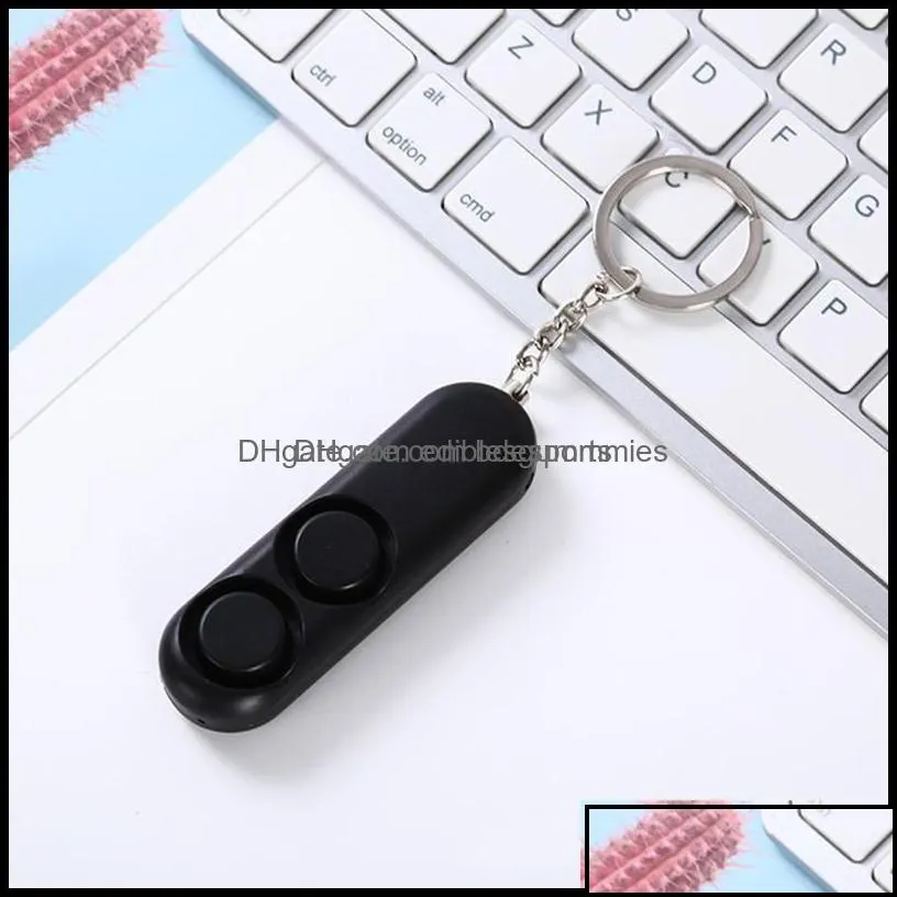 Other Home Garden Mini Portable Self Defence Personal Alarm Keychain Safe Panic Anti Rape Attack Drop Delivery 2021 Lwpou
