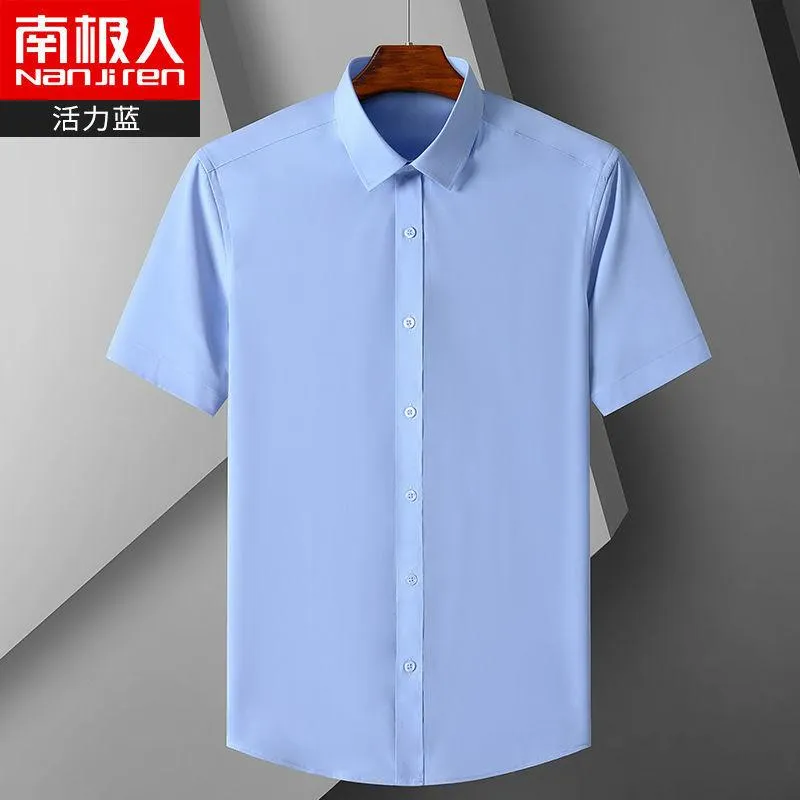 Mens short sleeve button on sale up