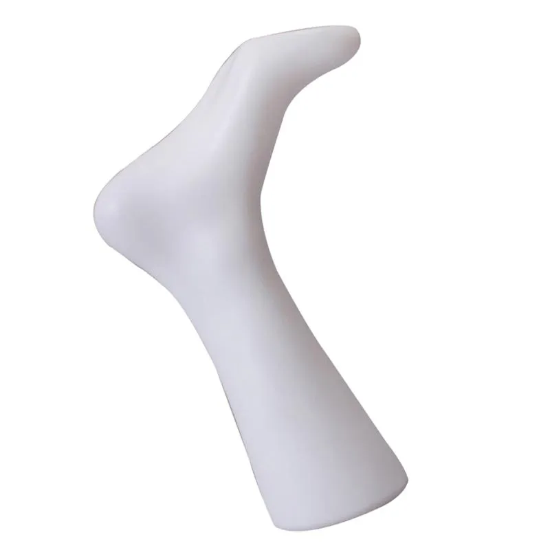 Jewelry Pouches, Bags 2 Pcs Male & Female Foot Form Sock Sox Display Short Stocking Mannequin Feet Model White