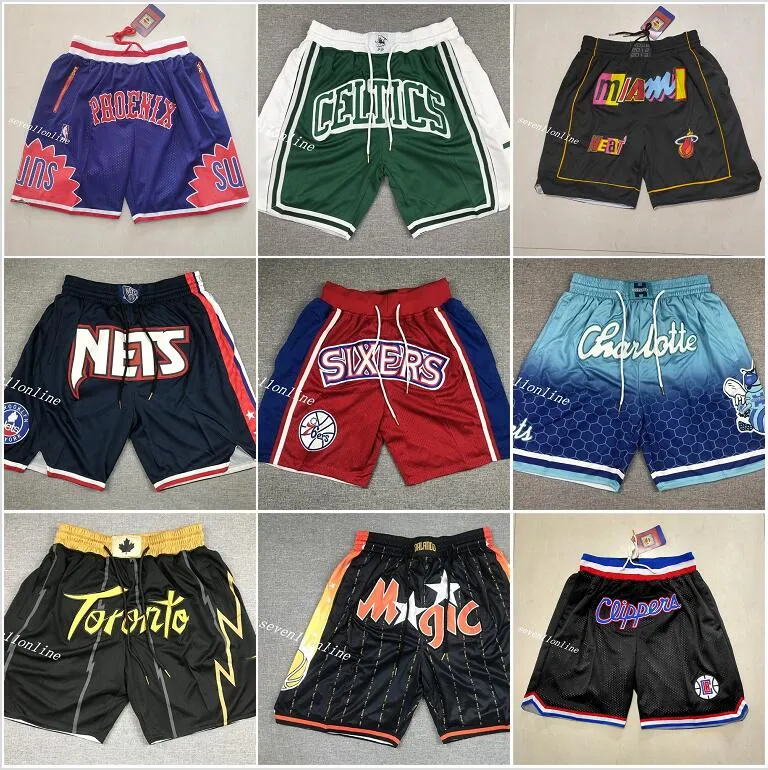 2022 Newe City Version Hommes Basketball Team Throwback Shorts Cousus Pantalons avec Taille Élastique en taille S- 2XL Mode Sport Style Crearm City Color Shorts Mix Order