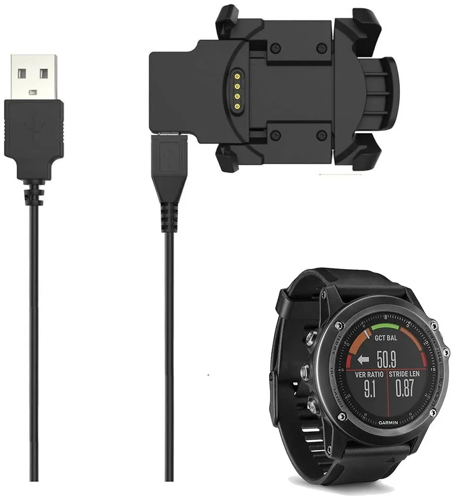 Kabel-Ersatz-Ladekabel für Garmin Fenix 3 HR GPS-Smartwatch