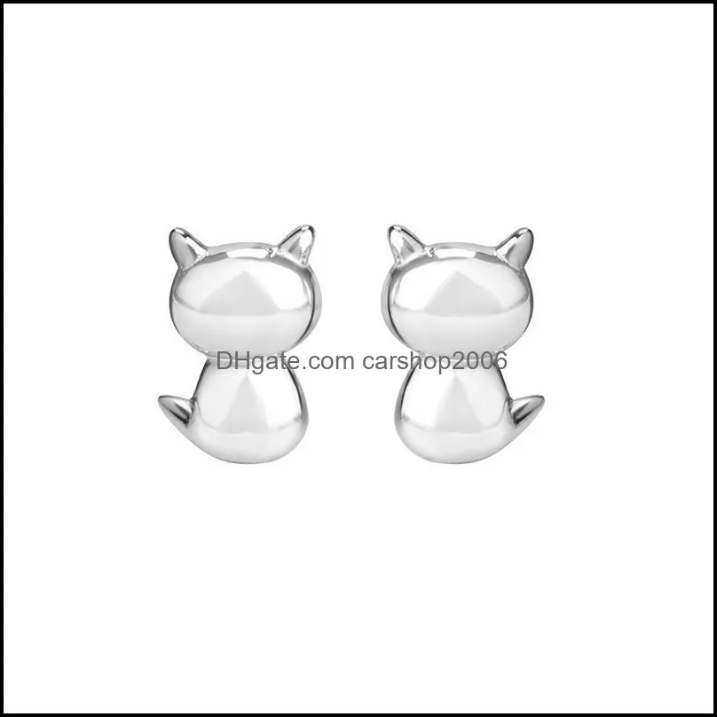 Stud Todorova Fashion Cute Cat Earrings For Women Trendy Small Animal Female Minimalist Jewelry Accessories1