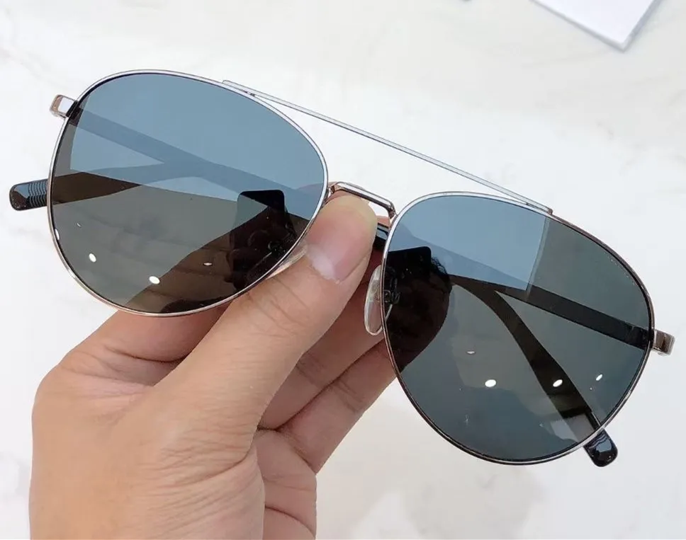 Brand Designer Sunglasses for Men Fashion Mens Pilot Sun Glasses Big Frame Sunglasses MB0081 Classic Driving Polarized Gray Brown Dark green Lens