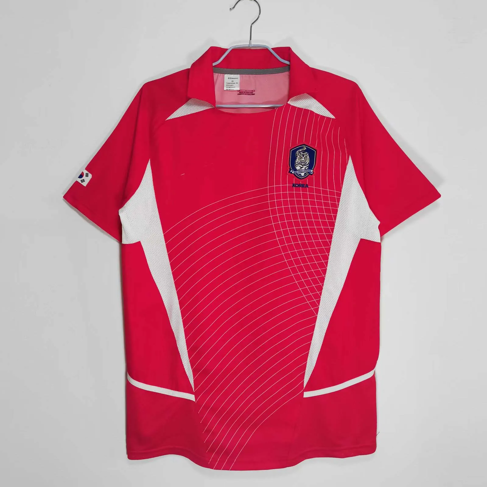 ウェア VINTAGE KOREA SOCCER SHIRT Classic Soccer Jersey: 2002 South Korea Retro Soccer Jersey